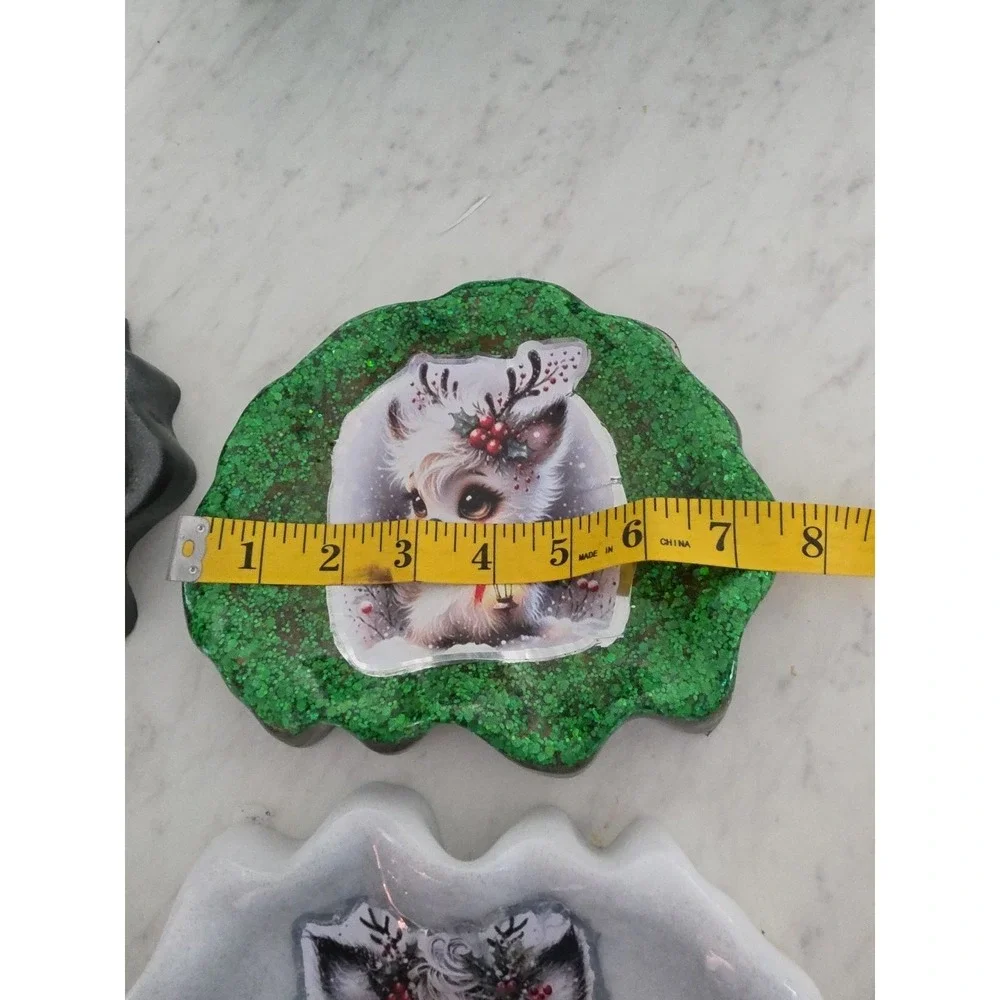 Handmade Resin Wavy  Edge Bowl
